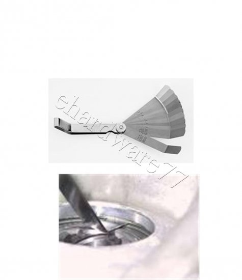 11pcs Blade Offset Tappet Feeler Gauge