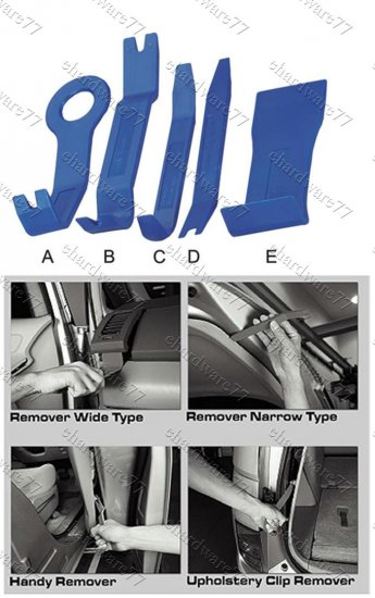 5PCS DOOR PANEL & UPHOLSTERY TOOLS (3322)