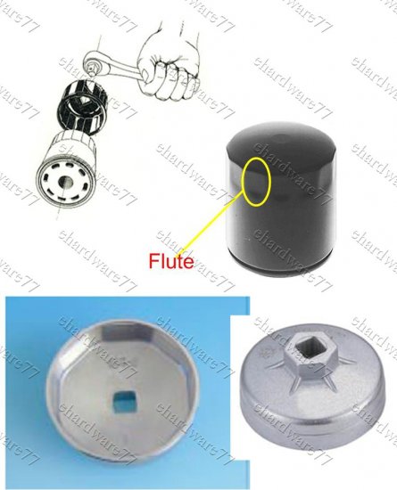 Oil Filter Cap wrench Size: 72.8mm P-14 for Toyota camry,Toyota Harrier