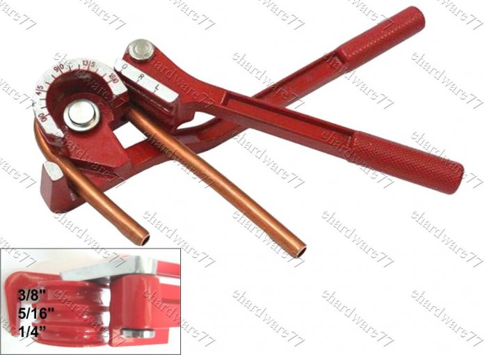 3in1 Lever Type Mini Tube Bender 1/4", 5/16", 3/8" O.D (40PB522)