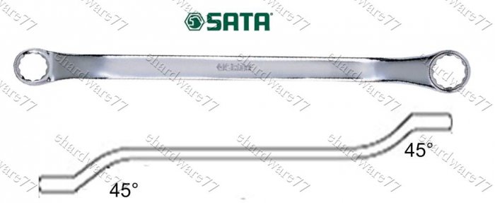 SATA DOUBLE BOX END WRENCH 8x10mm (42201)