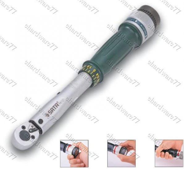 SATA - Torque Wrench 1/4" DR. 50-250 in/lb (96101)