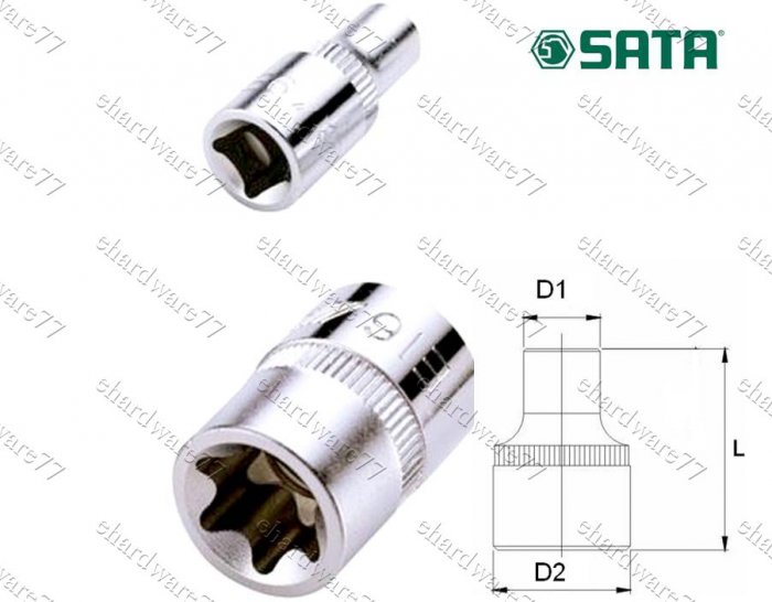 SATA 3/8" DR E-Torx Socket E14 (12709)