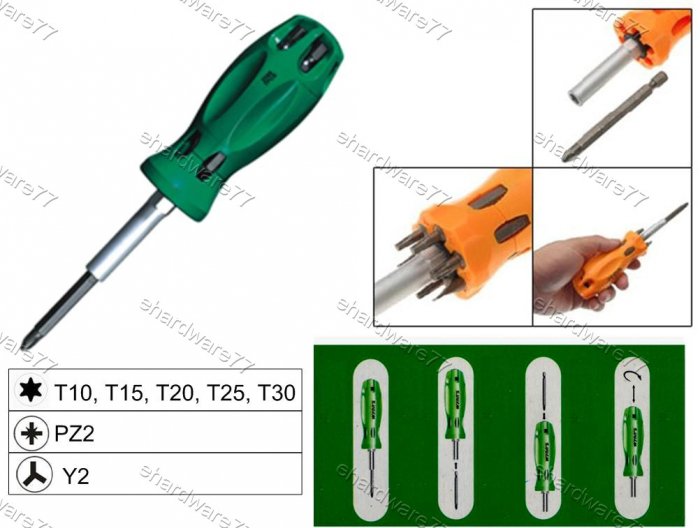 7in1 Changeable Screwdriver Set (W2089C)