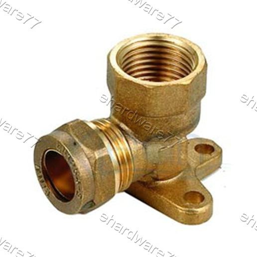 Wallplate Elbow 15mm Pipe x 1/2" BSP