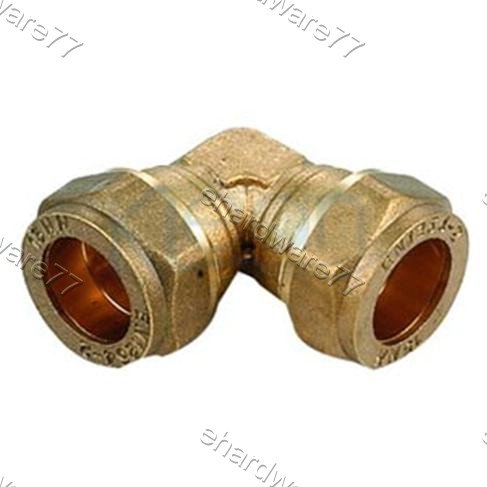 Plumbing Copper Pipe Fitting - Elbow Coupling 22mm