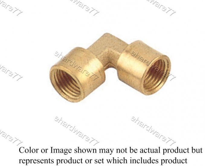 Brass Fitting Female Elbow 3/8" x 3/8" (DFFL33)