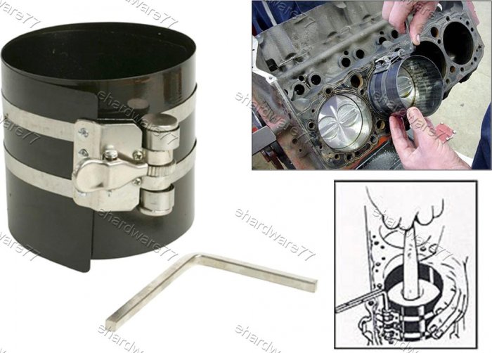 Engine Piston Ring Compressor 3" x 53mm-125mm (1734)