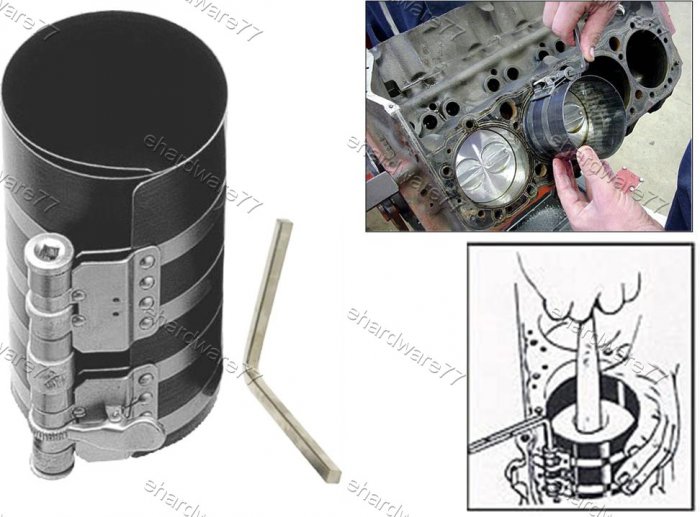 Engine Piston Ring Compressor 6" x 90mm-175mm (1737)