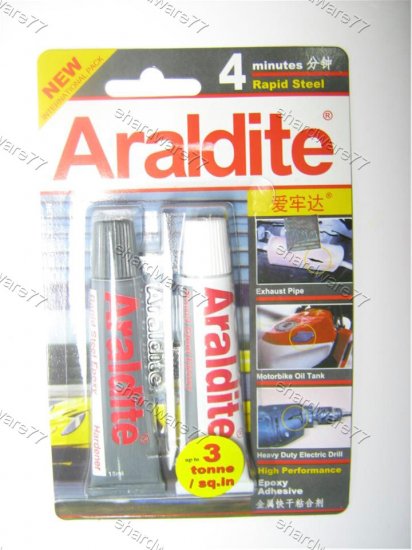 Araldite 4 minute super strong Rapid Steel Epoxy Glue (30ml) (955524209939)