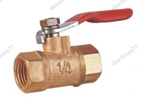 BRASS MINI BALL VALVE 1/8"F x 1/8"F (DFF11)