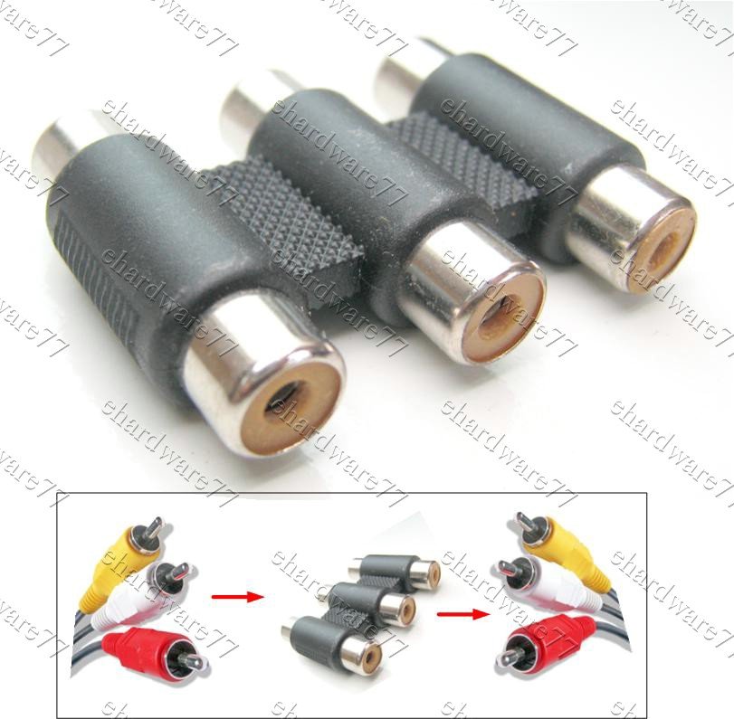 3 to 3 RCA Connector Joints