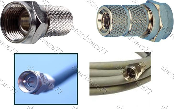 F-Plug Twist Connector RG6 Cable ASTRO, Virgin Sky Digital