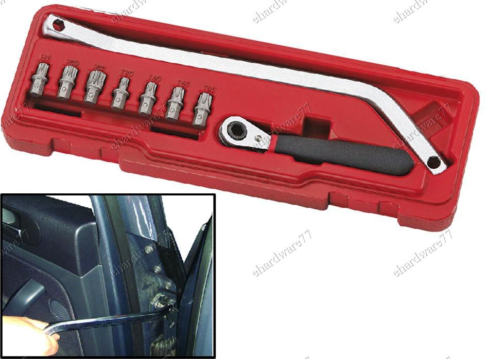 DOOR HINGE BOLTS SPLINE BIT REMOVER KIT (4754)
