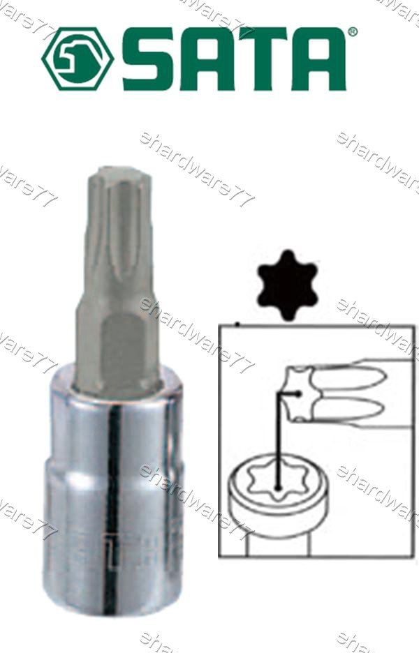 SATA - 1/4" DR. Torx Bit Socket T-8 (21101)