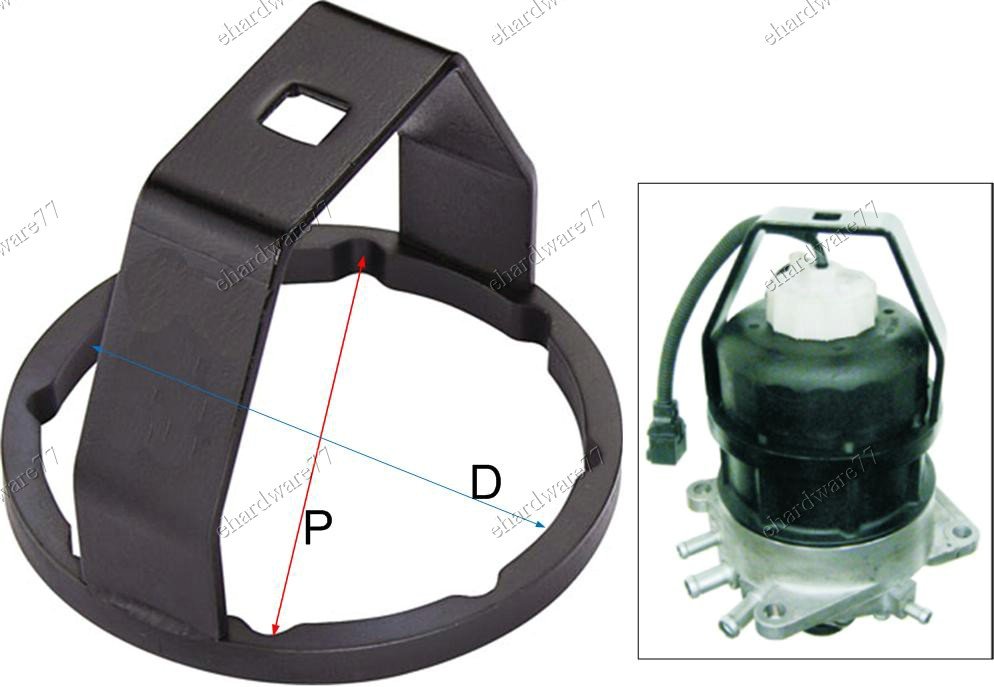 MITSUBISHI CANTER DIESEL FUEL FILTER WRENCH 109MM/8P (4706)