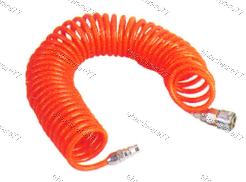 Polyurethane Recoiling Air Hose with Coupler 9M (PUTC9M)