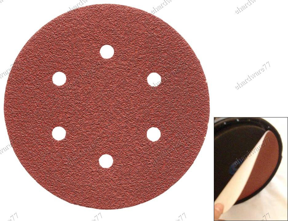 5" Disc Hook & Loop Sandpaper (Dust Hole) Grit #120 (SDC05120)
