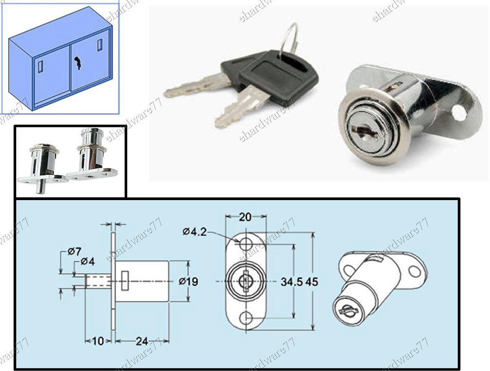 Cabinet Push Lock (LK116)
