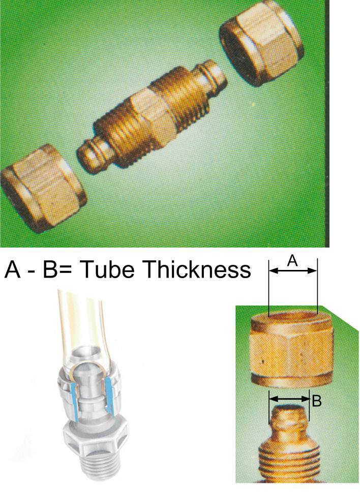Nylon Tube Fitting - Straight Joints 3/8" OD Tube (DUCB3)