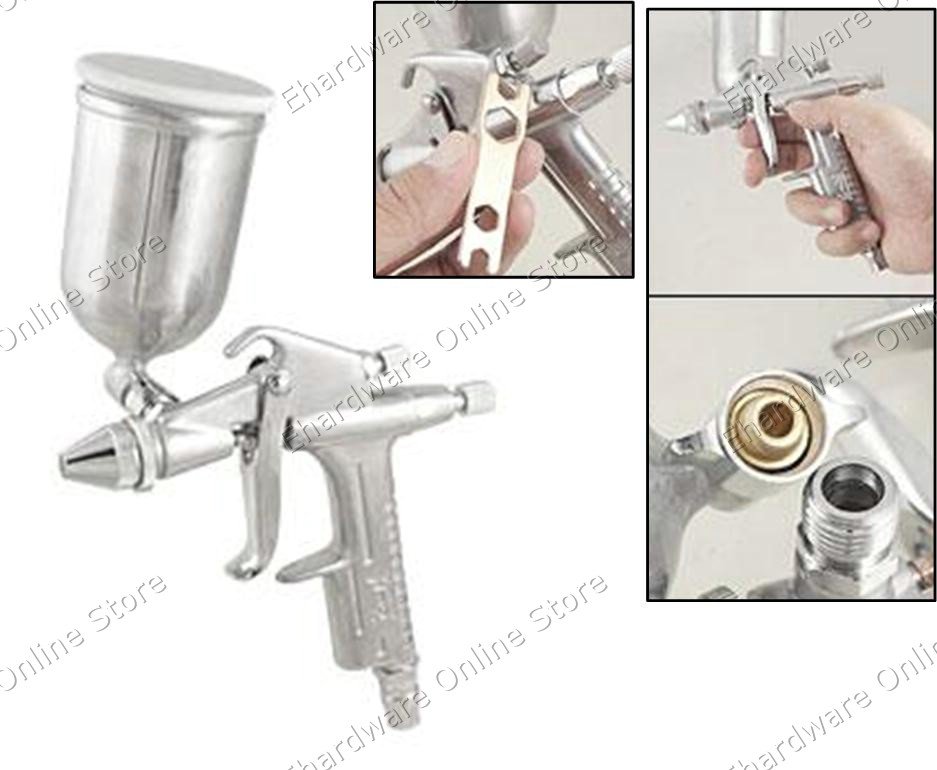 Gravity Feed Mini Paint Spray Gun with Cup 200cc (SGN05)