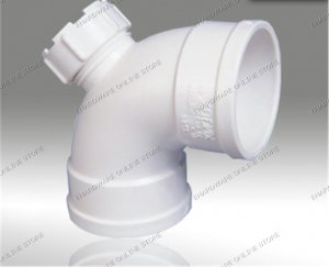uPVC Elbow With I/O 4" (ULIO-100)