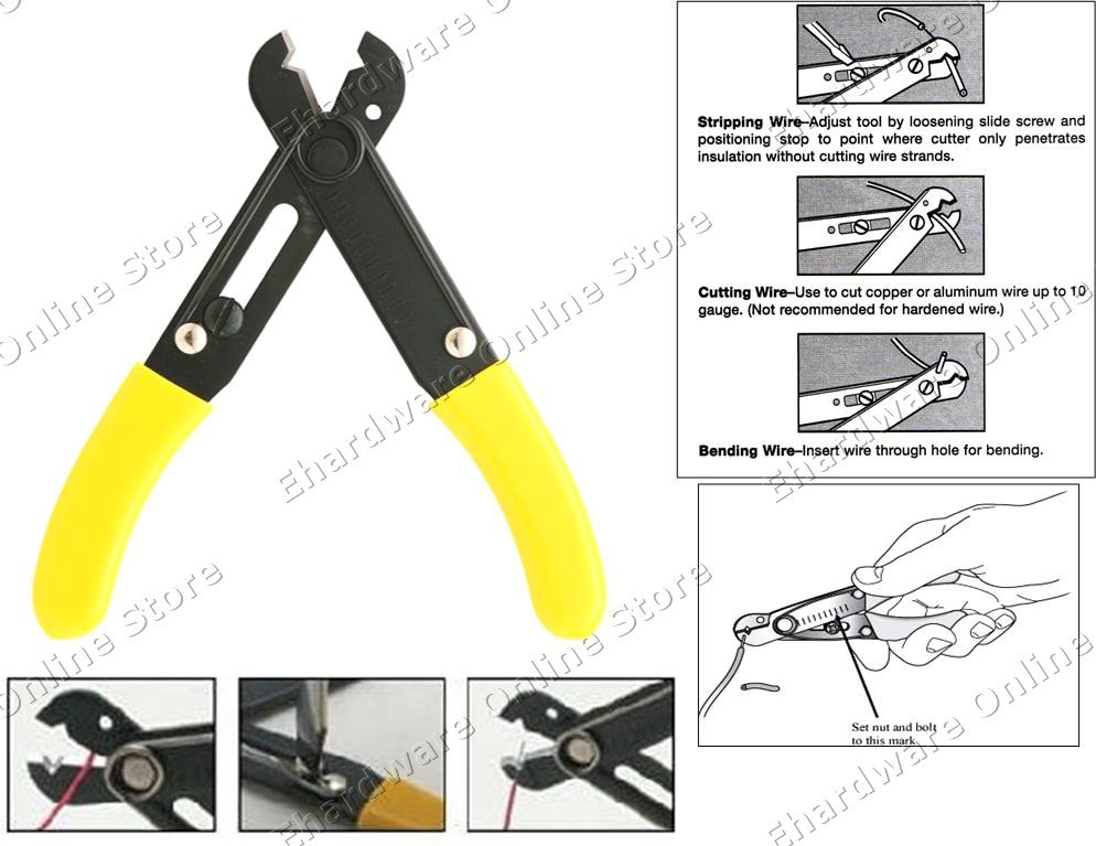 Adjustable Fiber Optic And Wire Jacket Stripper (84214)