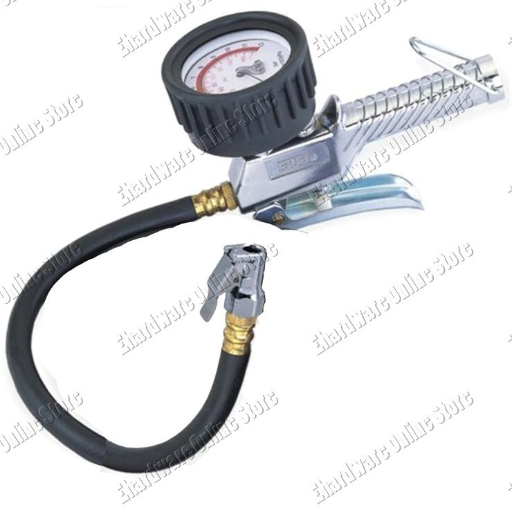 3 FUNCTION TIRE INFLATOR WITH GAUGE (ES9128)