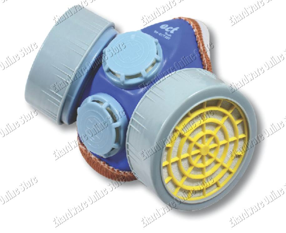 Double Cartridge Holder Respirator Mask With Cartridge (99ECT220)