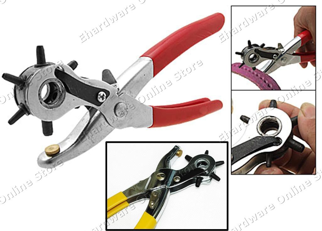 REVOLVING 6-SIZE LEATHER HOLE PUNCH PLIERS (RT-1023)