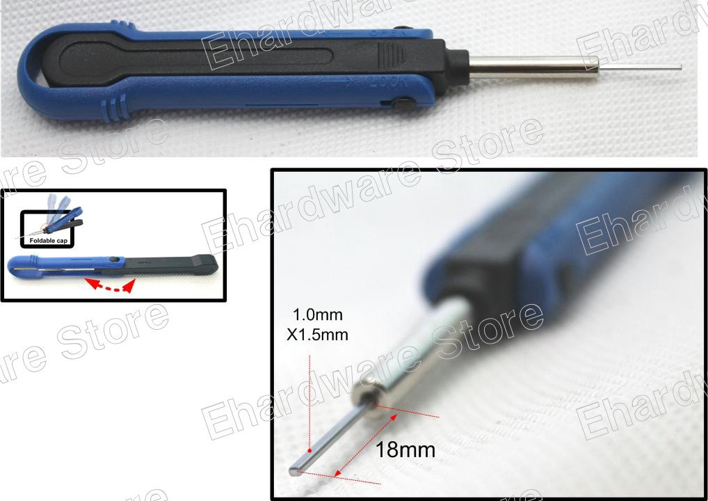plug with one release channel 2.8 and 5.8mmTerminal Release Tool (CE-53)