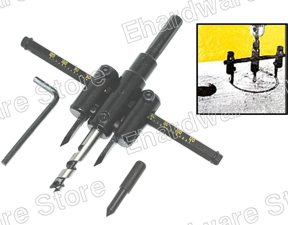 Adjustable Circle Hole Cutter 30-120mm (RT-212A)