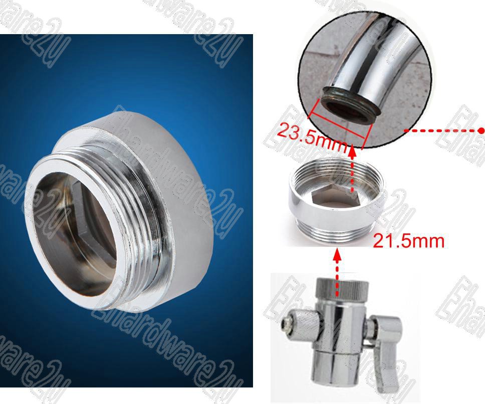 Sink Tap Large Spout Aerator Thread Reduction Adaptor M24xM22 (MFM22XM24)