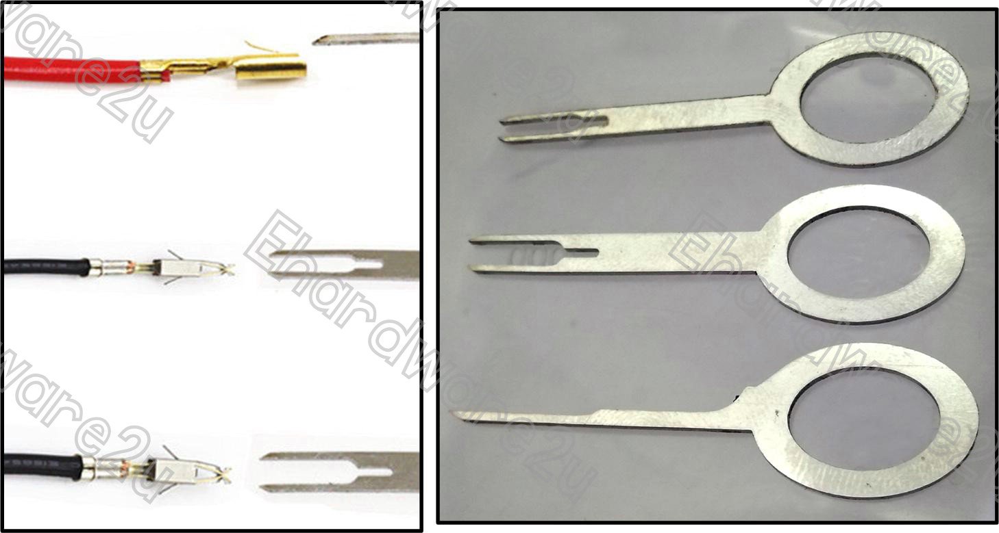 3Pcs Wire Terminal Socket Pins Removal Tool Set (TRT3)