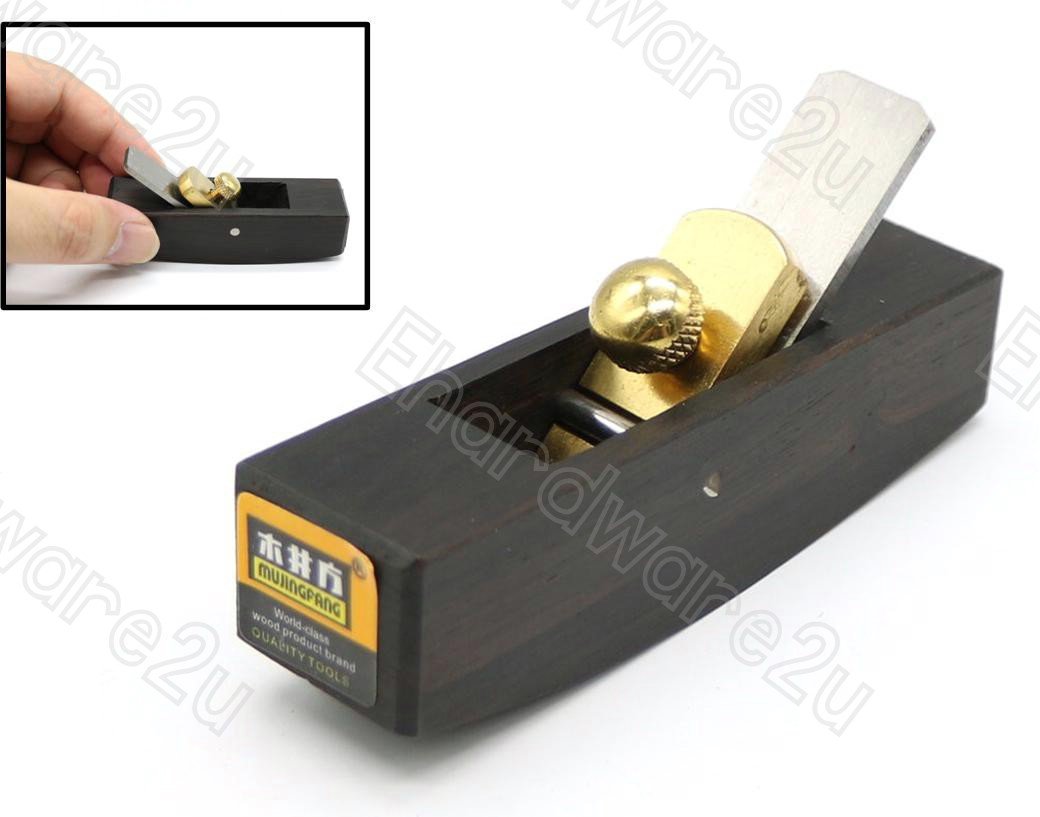 Mujingfang Ebony Miniature Curved Bottom Planes (63SP055-D)
