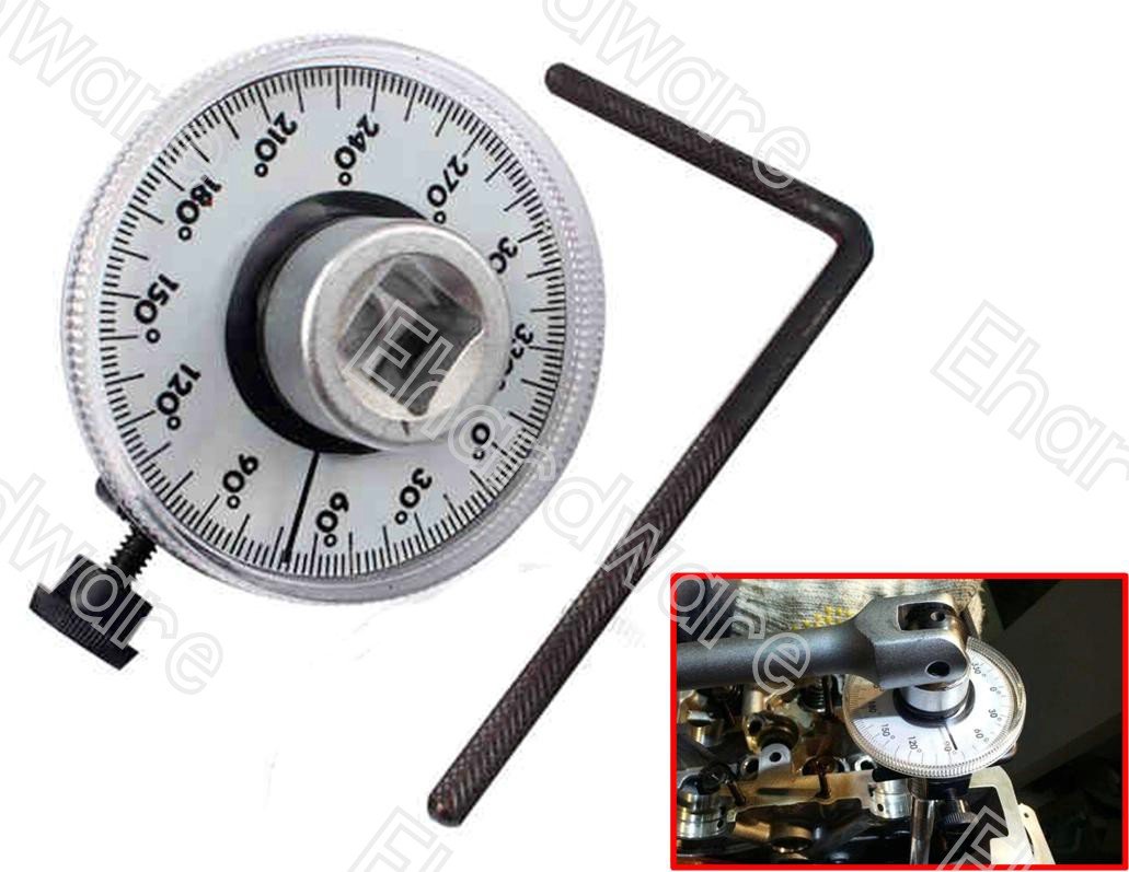 1/2"DR ANGULAR TORQUE ANGLE GAUGE 360 DEGREE (1814)