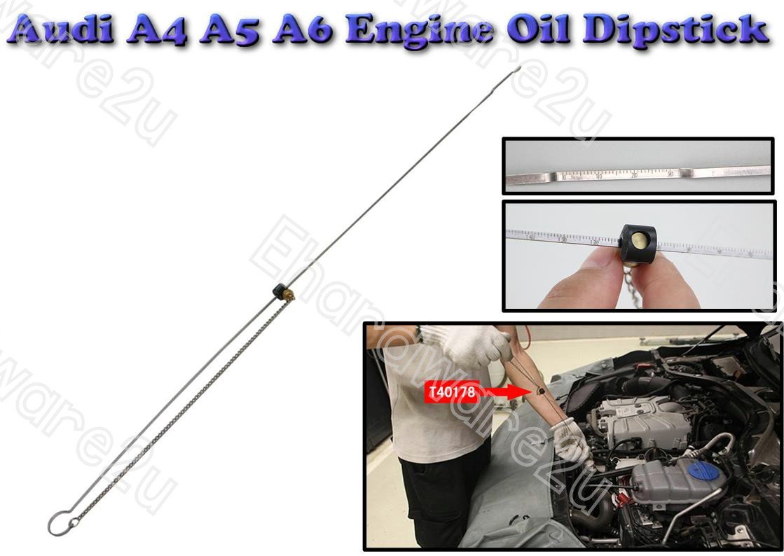 Audi A4 A5 A6 Engine Oil Dipstick Gauge T40178 (4824)