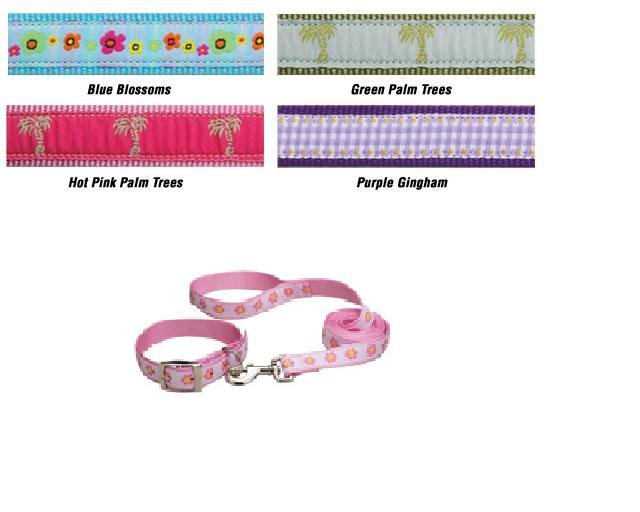 Dog Leash Lead Leashes Leads Fashion Collar to Match (4Ft)