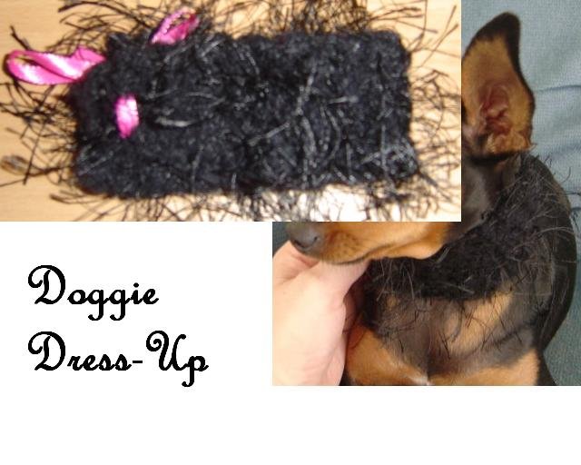 Fuzzy Diva Dog Collar Custom Made (sm)