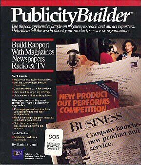 Publicity Builder by Daniel Janal book marketing press releases PR