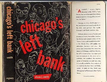 Chicago's Left Bank by Alson J. Smith 1953 book history arts HB DJ