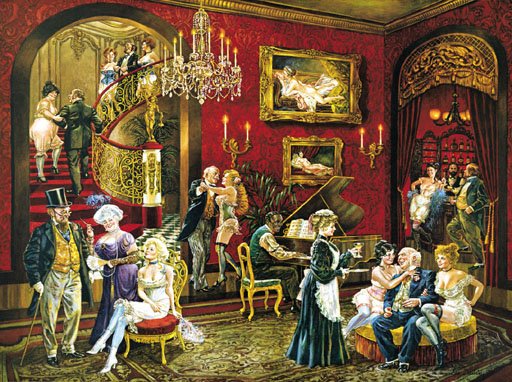 The Bordello 1000 Piece Jigsaw Puzzle
