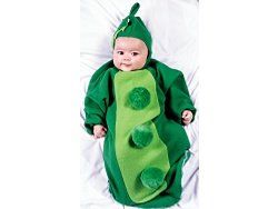 Pea Pod Bunting Baby Costume Halloween NEW