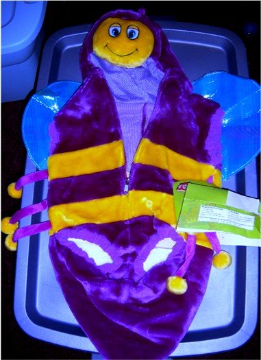 Colorful Toddler Bee Costume Bumble Bee SZ S 2-3 NEW