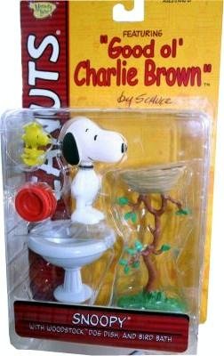 Peanuts Good Ol Charlie Brown Snoopy & Woodstock Playset