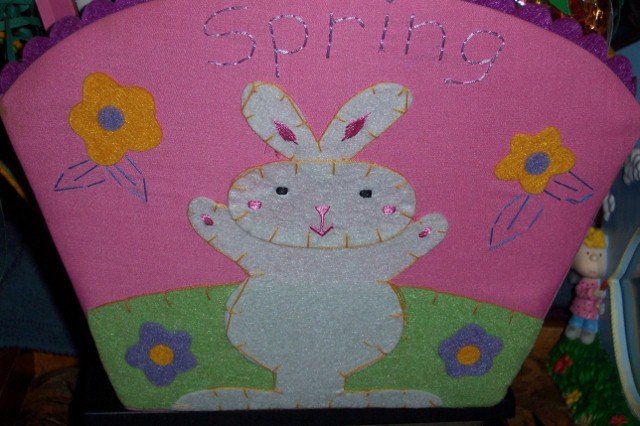 Easter Felt Basket Bunny Activity Set Grass Stamps NEW