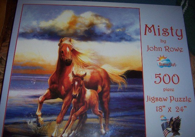 Misty Horse Colt Jigsaw Puzzle 500 Pieces