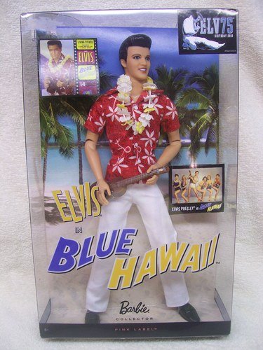 King Elvis Presley Barbie Collector Elvis Blue Hawaii Doll