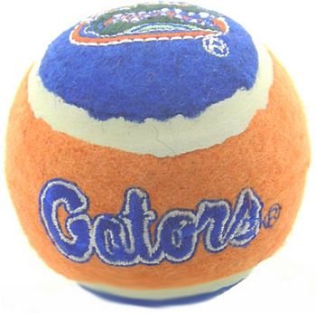 NEW NWT UNIVERSITY OF FLORIDA GATORS TENNIS BALL DOG TOY