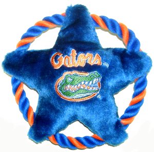 NEW NWT FLORIDA GATORS STAR DOG ROPE TOY